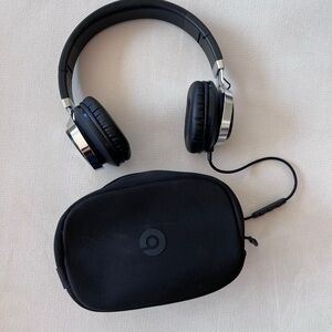 Beats by Dre On-Ear Headphones in Black and Silver Trim